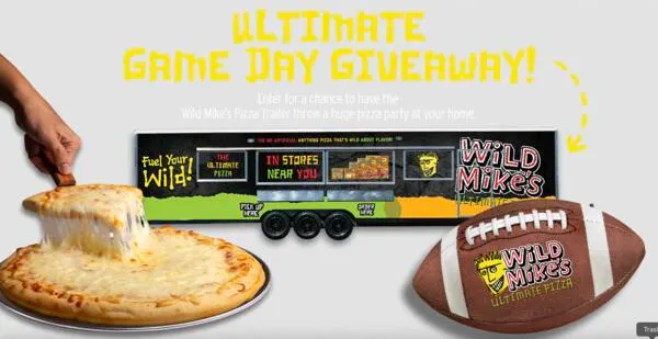 Win Big with Wild Mike’s Ultimate Giveaway: free sample: Enter Wild Mike’s Ultimate Game Day Giveaway for a chance to win the ultimate game day experience! I