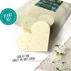 Free Plantable Seed Paper Heart, Nurture Nature with Love!