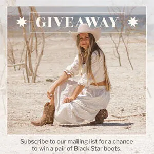 Stylish and Free: Black Star Boots Giveaway: free sample: Discover a fantastic opportunity to win a free pair of stylish Black Star Boots! To participate, sim