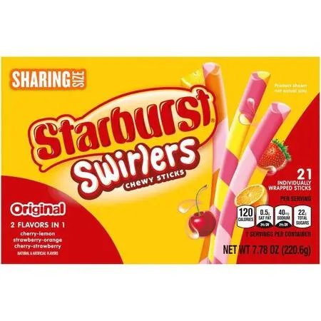 PINCHme Members: Free Starburst Swirlers Chewy Candy Sticks: free sample: Wow your loved ones with these delicious sour candy twisty treats. I personally keep a few in my bag