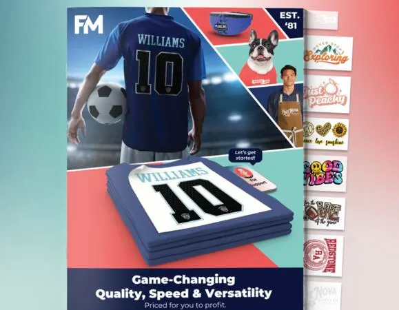 Design with Confidence, Free Heat Transfer Samples + Shipping!: free sample: If you own a heat press, order a Free Heat Transfer Sample Pack from FM Expressions! It includes app