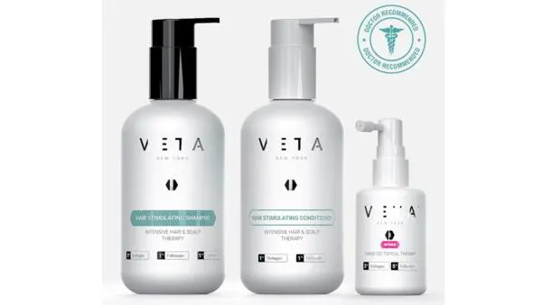 Stronger, Fuller Hair, FREE Veta 3-Step Kit Hair Stimulating System for Women: free sample: VETA is offering an incredible deal: get their 3-Step Hair Stimulating System for Women FREE (a $114