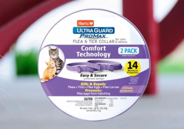 Keep Fleas & Ticks at Bay, Free Hartz PROMAX Cat Collars for Your Furry Friend!: free sample: The UltraGuard PROMAX Flea & Tick Cat Collars provide protection for cats against fleas and ticks. T