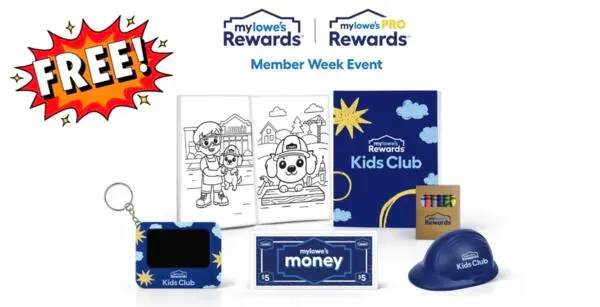 Don’t Miss It! Lowe’s Free Member Week Event: free sample: Lowe’s is giving away FREE items during their Member Week Giveaway Event! MyLowe’s Rewards members w