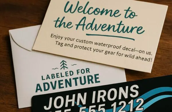 Test the Toughness, FREE Waterproof Label Samples: free sample: Labeled for Adventure is currently offering a FREE Sample Pack of Waterproof Labels, and for a limit