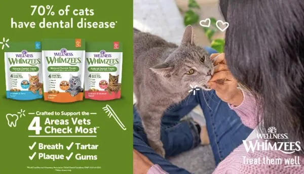 Free Sample of Wellness Whimzees Cat Treats!: free sample: To get a free sample of Wellness Whimzees Cat Treats, you'll need to use the Alexa Skill or Google A