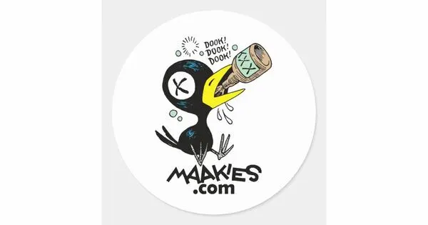 Get 5 free stickers from Maakies Army Drinky Crow: free sample: Maakies Army Drinky Crow is offering five free stickers. To receive them, complete the form on their