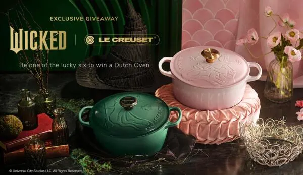 Get Cooking with Wicked & Le Creuset, Win Big!: free sample: Don’t miss your chance to win a beautiful Le Creuset Signature Round Dutch Oven! Entry is single and