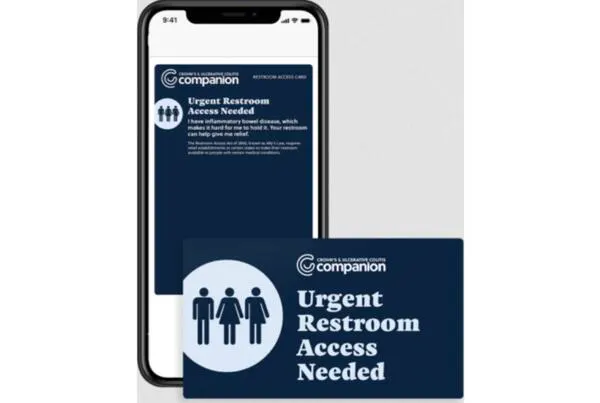 Access Restrooms Anywhere, Get Your Free Card Now: free sample: If you have Crohn’s disease or ulcerative colitis, this card is here to help. It allows you to discr