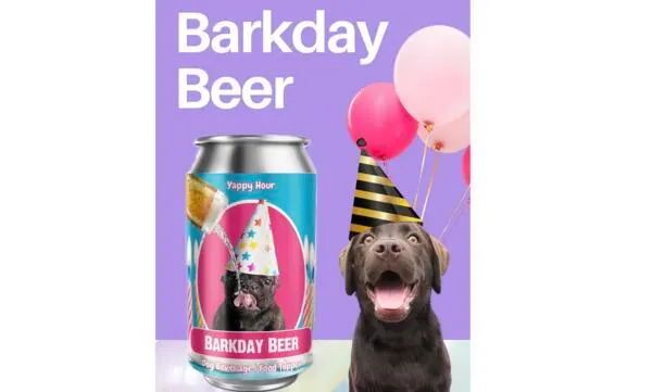 Happy Barkday! Claim Your Dog’s FREE Birthday Gift Today!: free sample: Celebrate your pup’s special day with a fun treat! YappyHourBev is offering a FREE Barkday Beer Gift