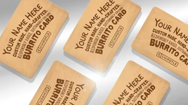 Chipotle Lovers, Rejoice: Win Free Chipotle Every Day for a Year!: free sample: Fans can enter the Chipotle Celebrity Card contest by submitting creative content, such as videos, p