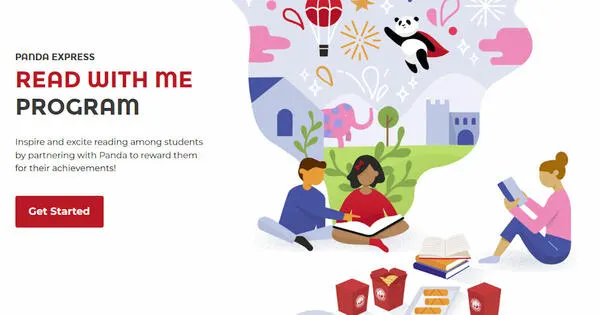 Get a Free Kids Meal with the Panda Express Read with Me Program: free sample: The Panda Express Read with Me Program rewards kids with a free meal for reading five books. Teacher