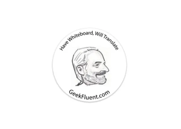 The GeekFluent Stickers for Free: free sample: Looking for a new sticker that you can add to your collection? Or do you just want something to put